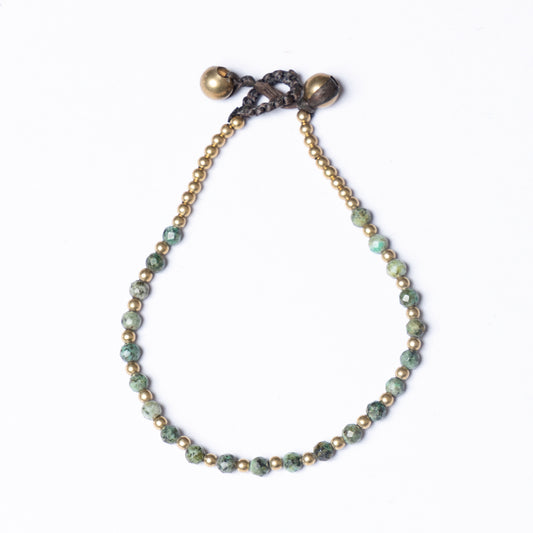Crystal Healing Bracelet - Transition - African Turquoise - Pure