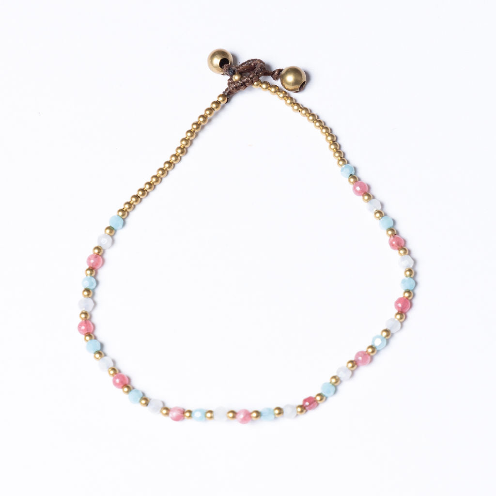 Crystal Healing Anklet - Health - Amazonite