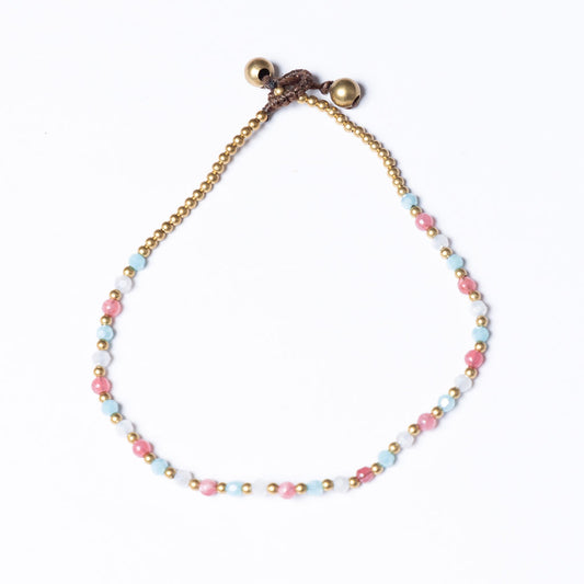 Crystal Healing Anklet - Health - Amazonite