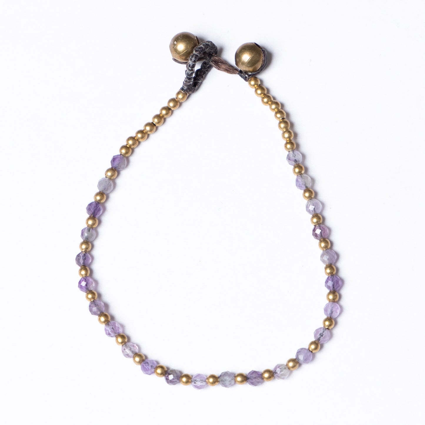 Menopause Relief Bracelet - Depression - Amethyst - Brass
