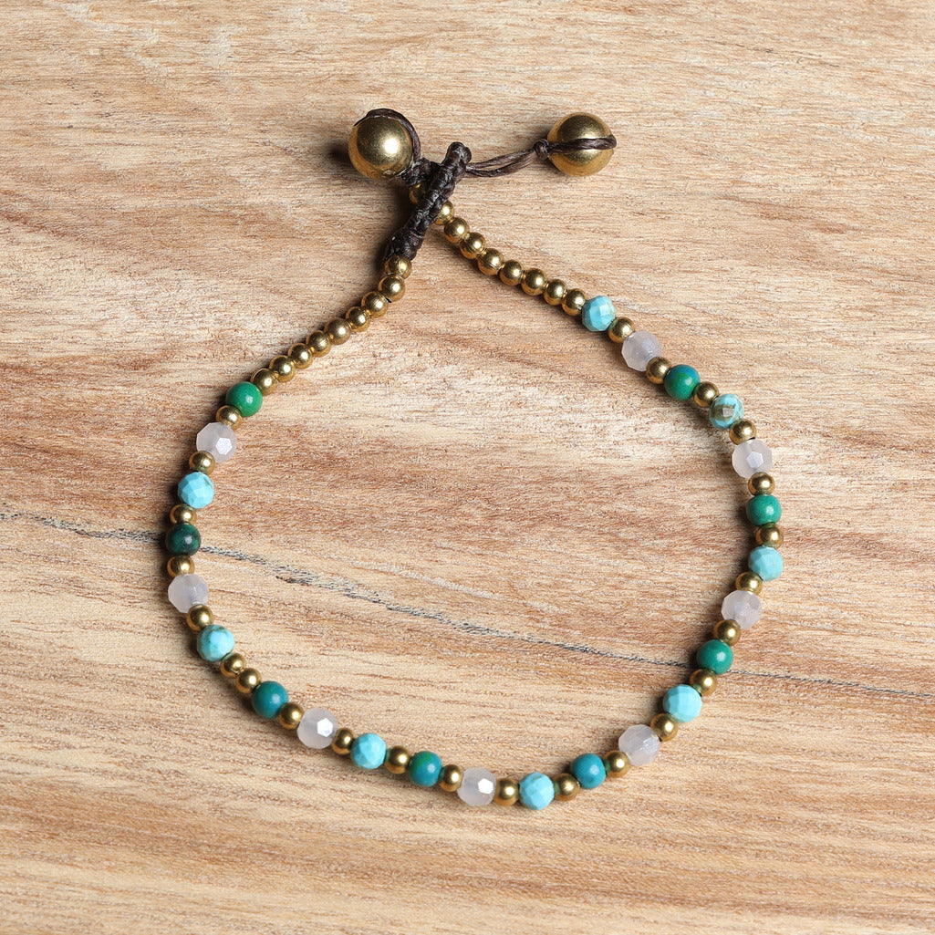 Crystal Healing Bracelet- Luck - Turquoise