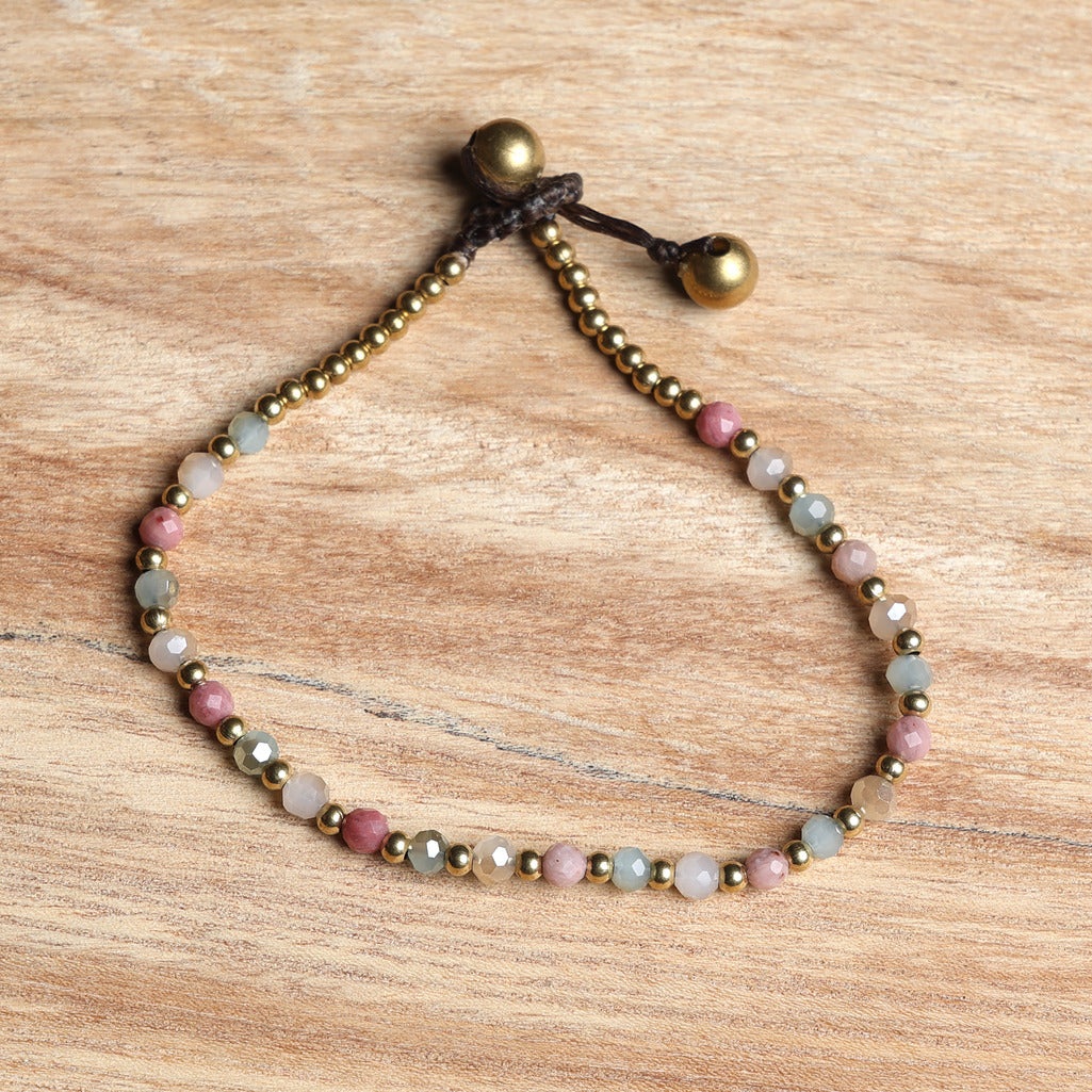 Crystal Healing Bracelet - Balance - Rhodonite