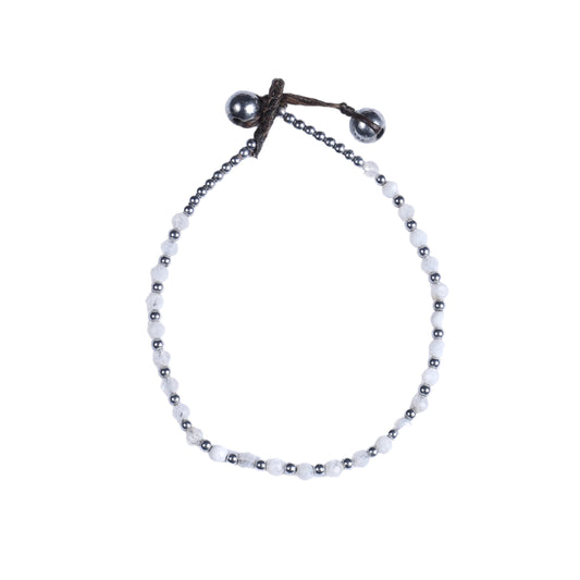 Menopause Relief Bracelet - Hormone Balance - Moonstone - Hematite
