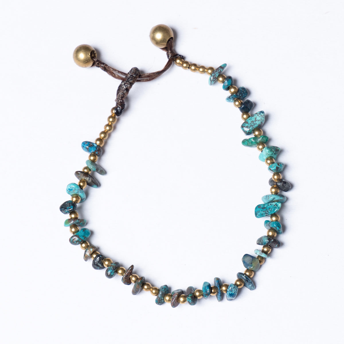 Crystal Healing Bracelet - Joy - Chrysocolla  - Organic