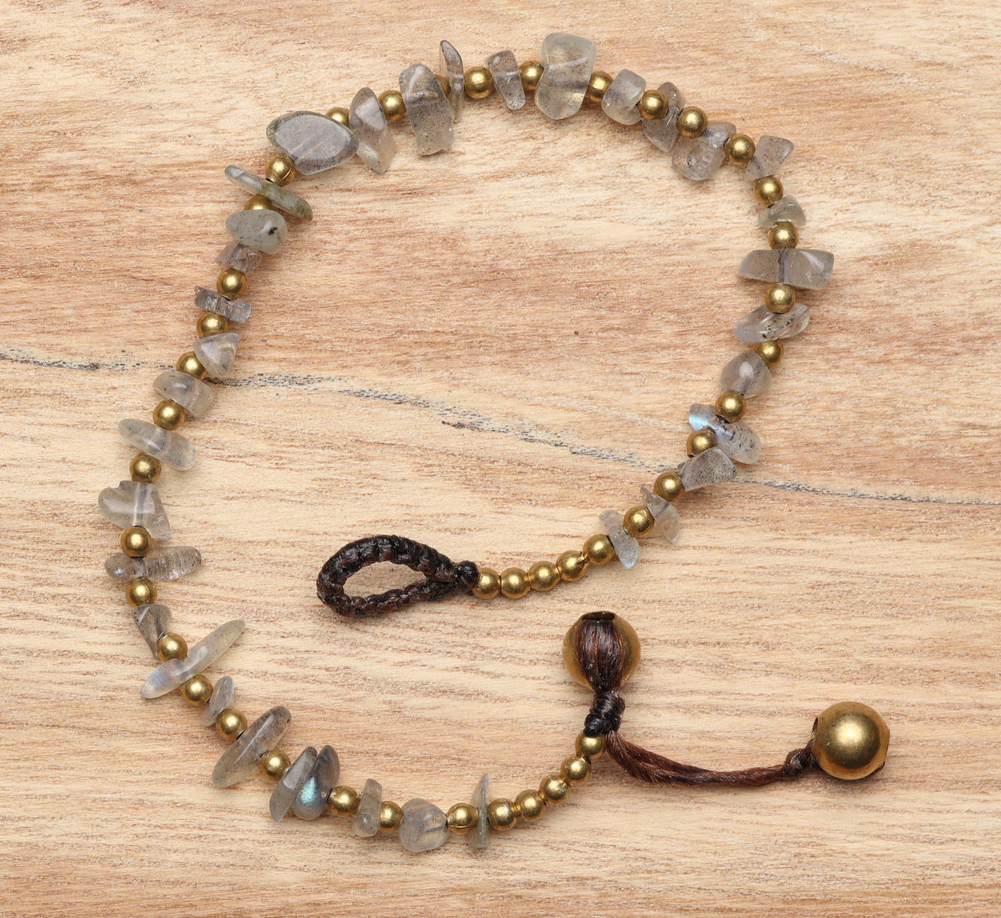 Crystal Healing Bracelet - Clarity - Labradorite - Organic