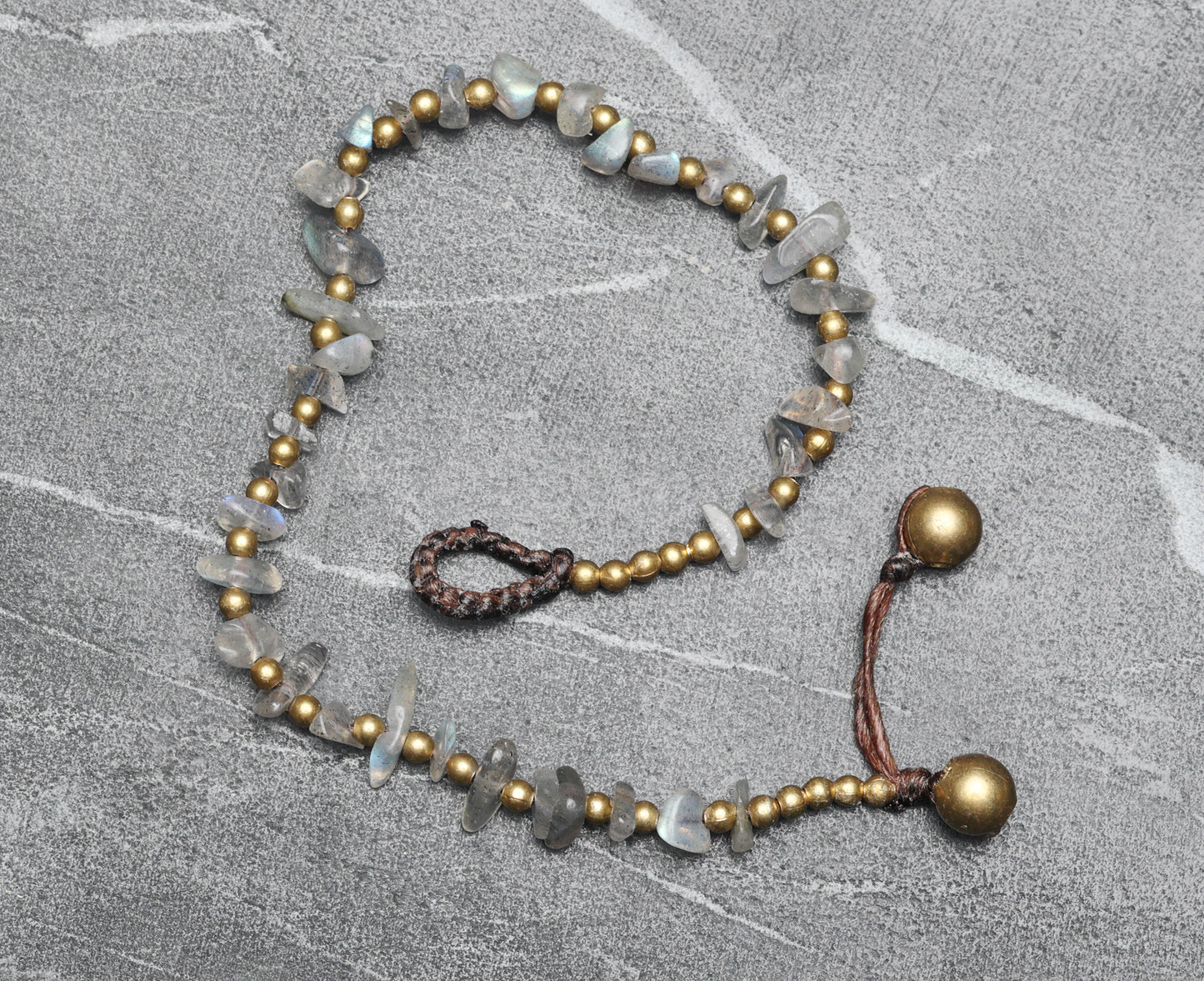 Crystal Healing Bracelet - Clarity - Labradorite - Organic