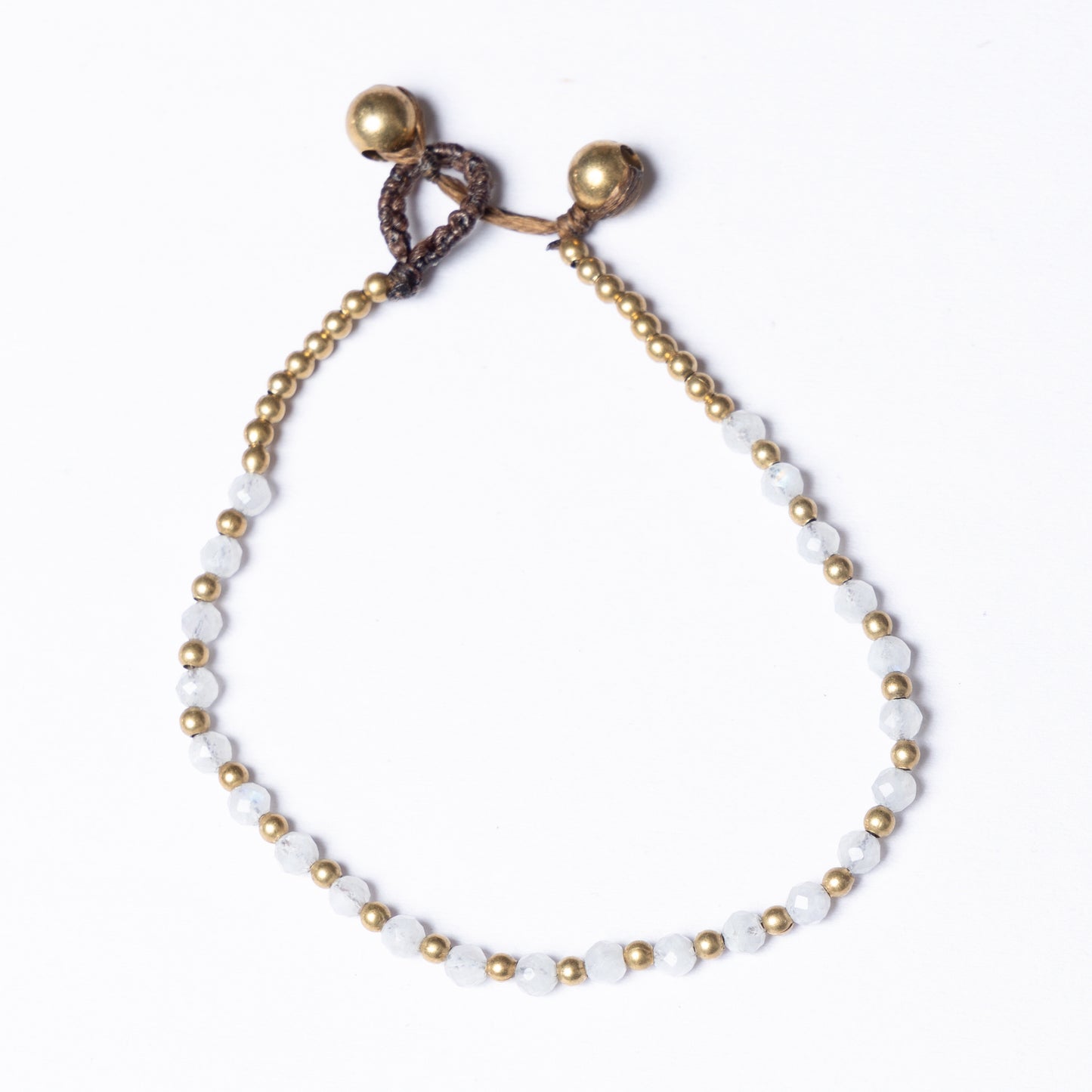 Menopause Relief Bracelet - Hormone Balance - Moonstone - Brass