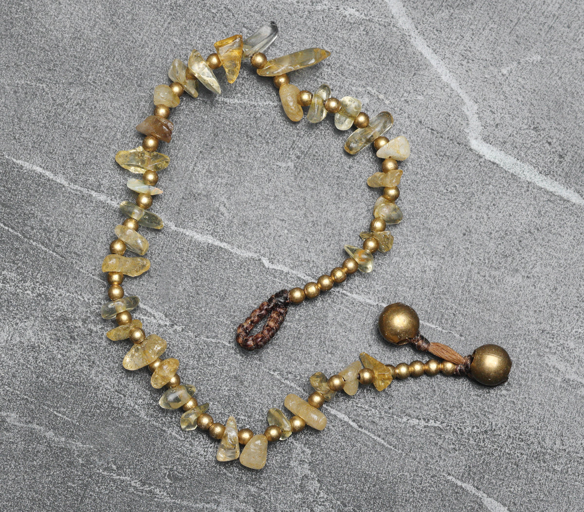 Crystal Healing Bracelet - Positivity - Peridot - Organic