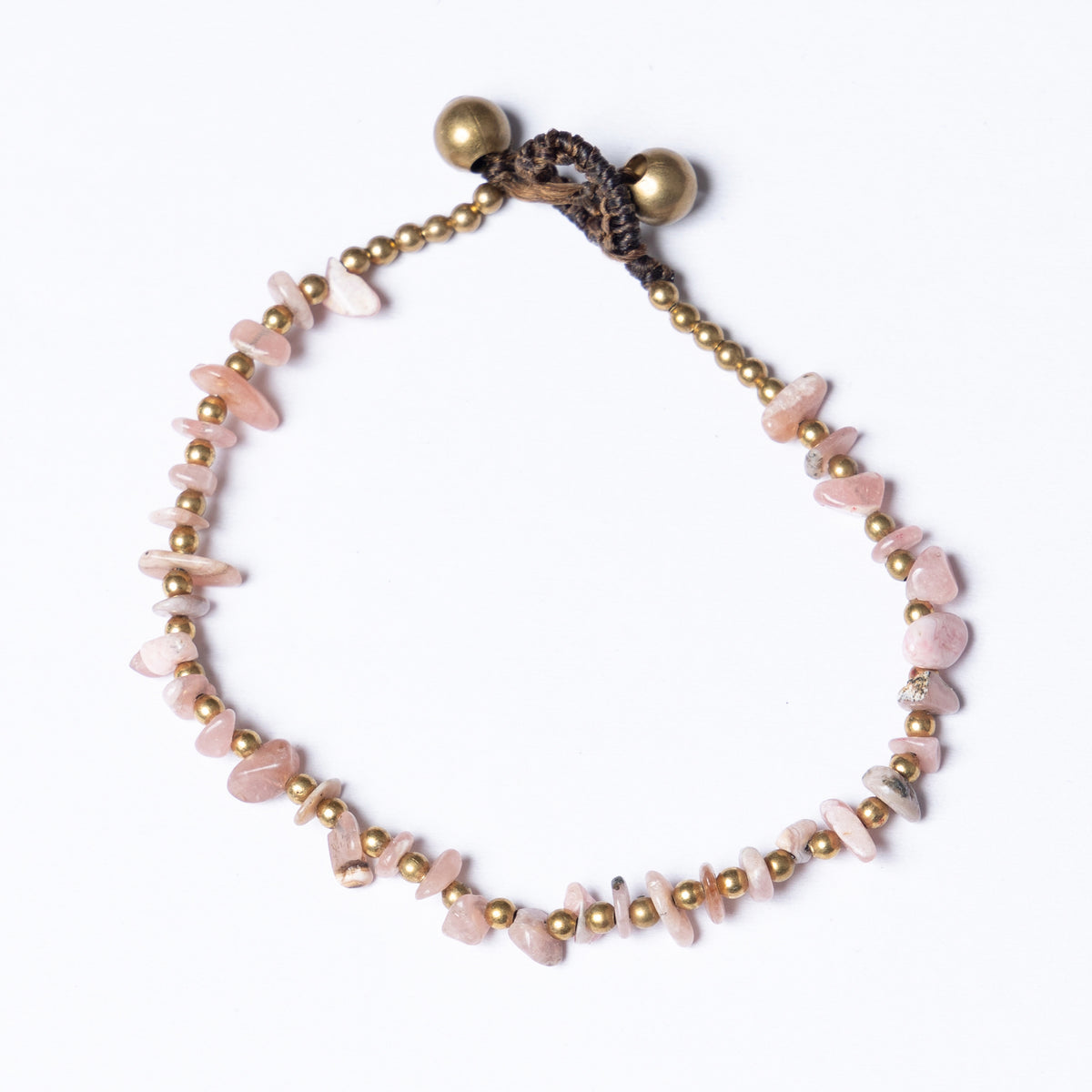 Crystal Healing Bracelet - Balance - Rhodonite - Organic