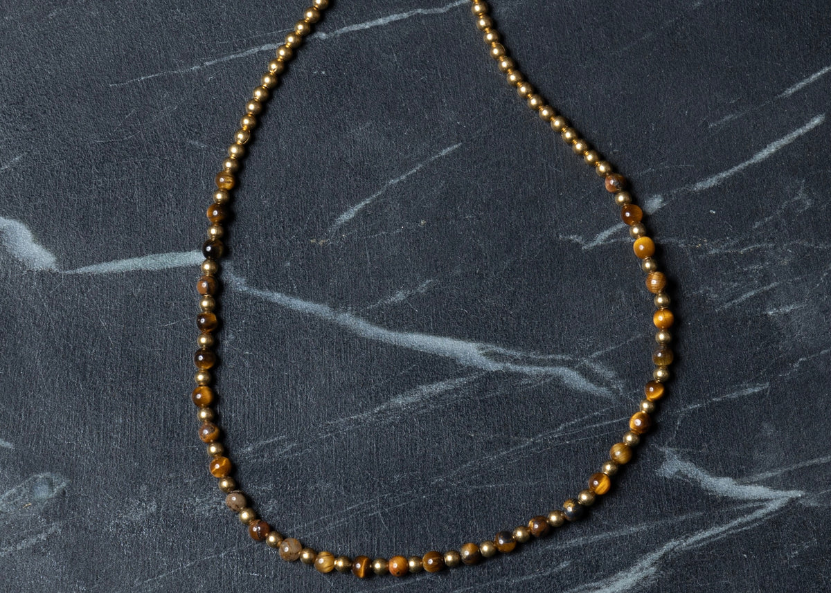 Crystal Healing Anklet - Courage - Tigers Eye - Pure