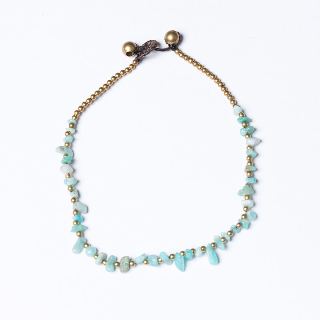 Crystal Healing Bracelet - Health - Amazonite  - Organic