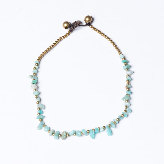 Crystal Healing Bracelet - Health - Amazonite  - Organic