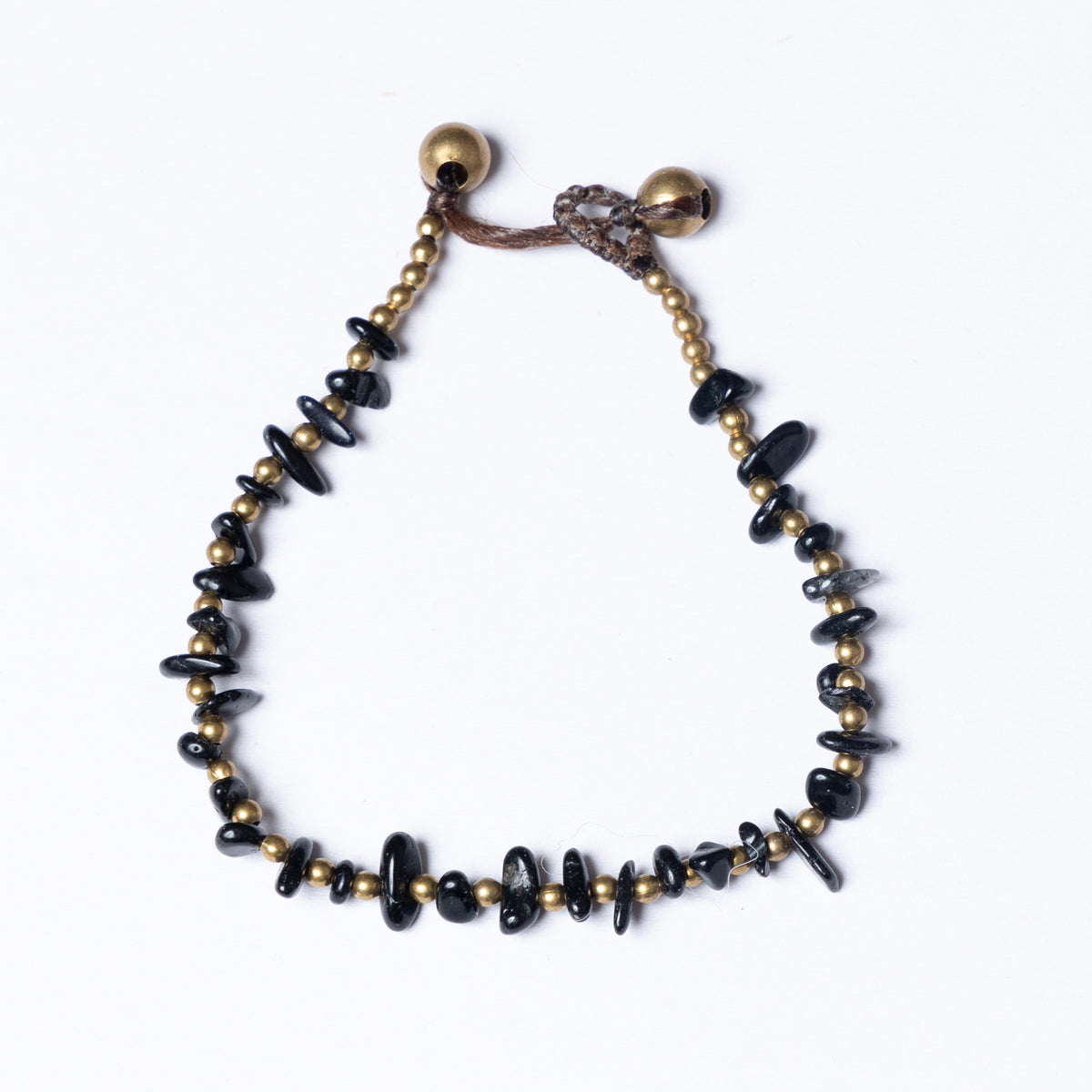 Crystal Healing Bracelet-  Inspiration - Black Spinel - Organic