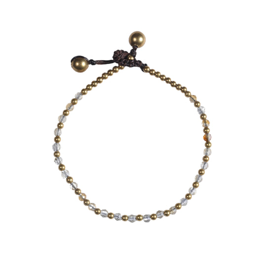 Menopause Relief Bracelet - Migrane - Labradorite - Brass